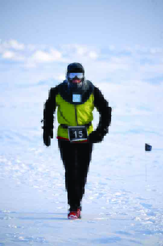 The North Pole marathon 2014. No free use!